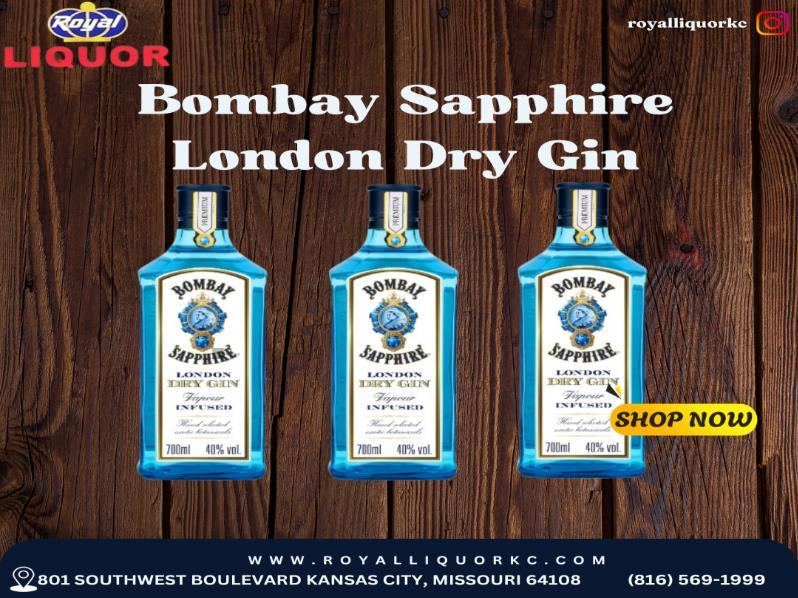 Bombay Sapphire London Dry Gin available in Kansas City, MO. 